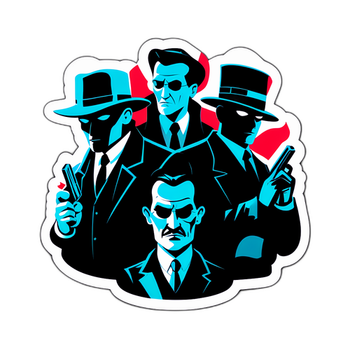 Mysterious Racketeering Sticker