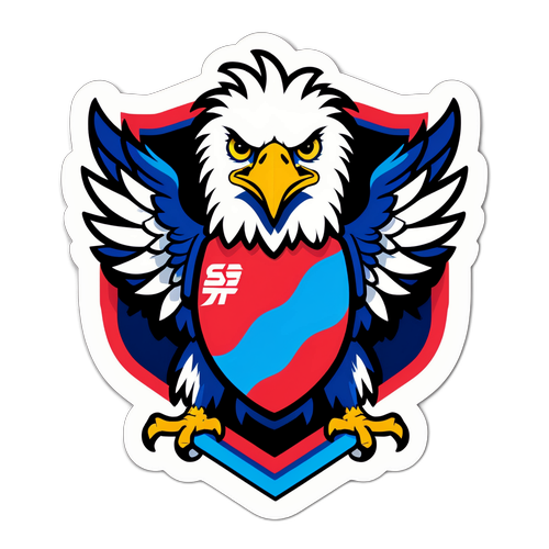 Penghargaan kepada Maskot Helang Crystal Palace dan Lencana Tottenham Hotspur