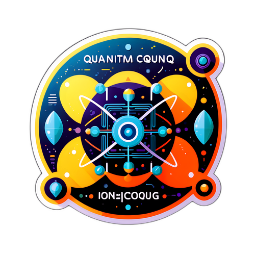 양자 컴퓨터 교육 스티커