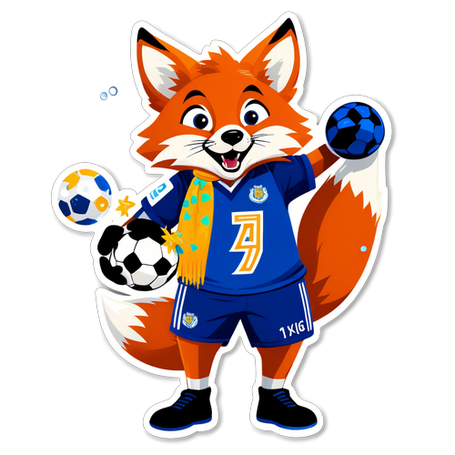 Furaha na Sherehe! Msingi wa Leicester City Umezidi kwa Sticker hii ya Fox!