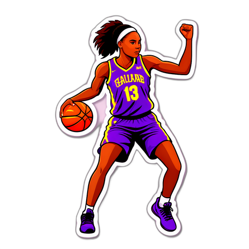 Inspirasyonal na Sticker para sa mga Batang Babaeng Atleta