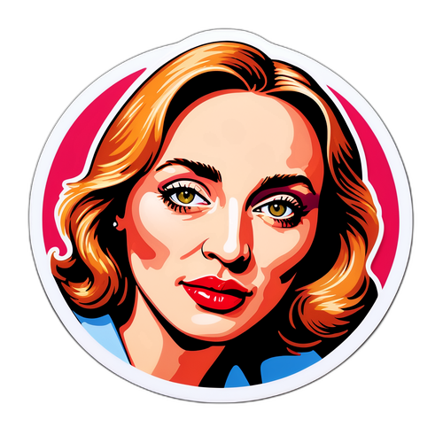 Un autocollant hommage à Julie Depardieu