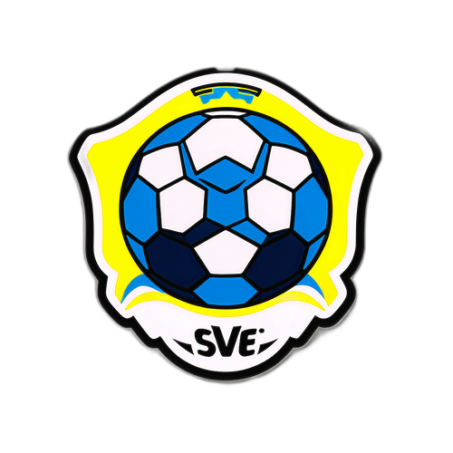Minimalist fotballklistremerke