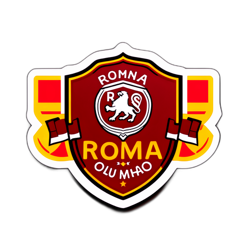 สติกเกอร์แสดงความรักสำหรับสโมสร "โรม่า"