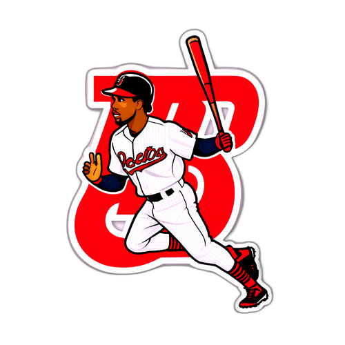 Minimalist Francisco Lindor Sticker