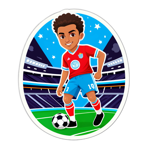 Futbol Temalı Çıkartma: Yusuf Demir