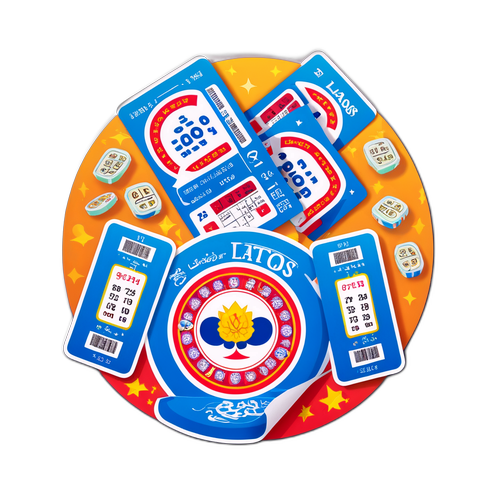 สติกเกอร์การจับสลากของลาว วันที่ 12 กันยายน 2025