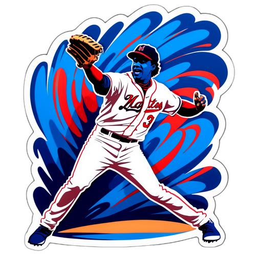 Pedro Martinez Action Sticker