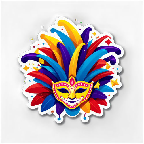 Sticker de Carnaval Alegre