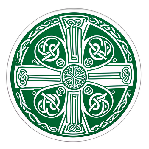 İrlanda Motifli Çıkartma