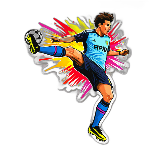 Stiker Nico Paz dengan Trik Sepak Bola