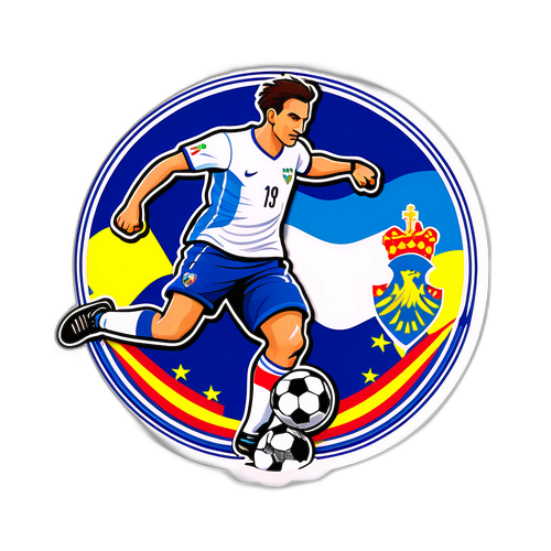 Sticker ya Soka ya Slovenia vs Kosovo