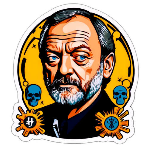 Liam Cunningham i ett dramatiskt ögonblick