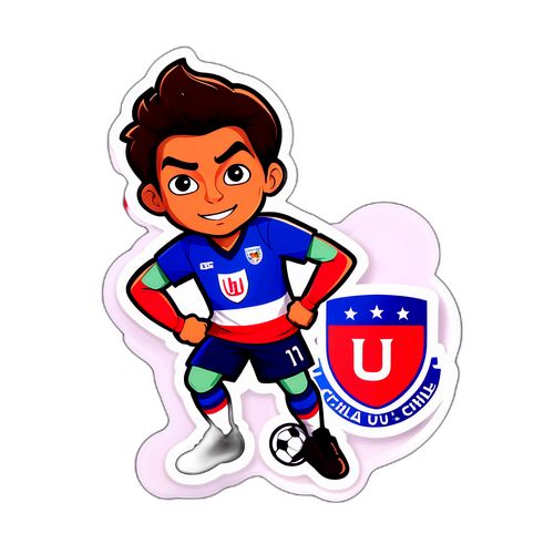 Sticker de jugador de la Universidad de Chile