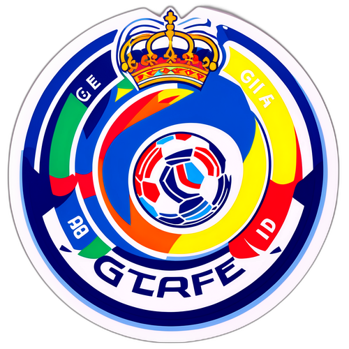 Sticker av den ikoniske kampen mellom Getafe og Real Madrid