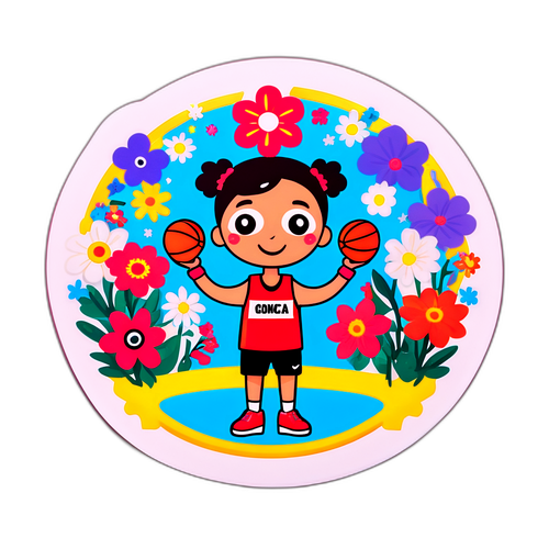 Gonca Köksal Spor ve Çiçekler Stickerı