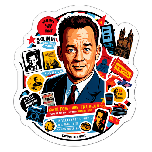 En mindeværdig klistermærke med Tom Hanks