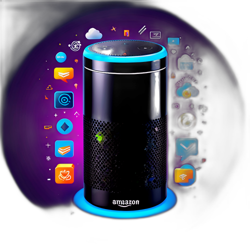 Arte 3D do Amazon Echo