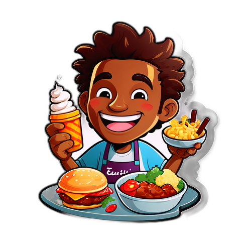 איתן מור עם אוכל רחוב