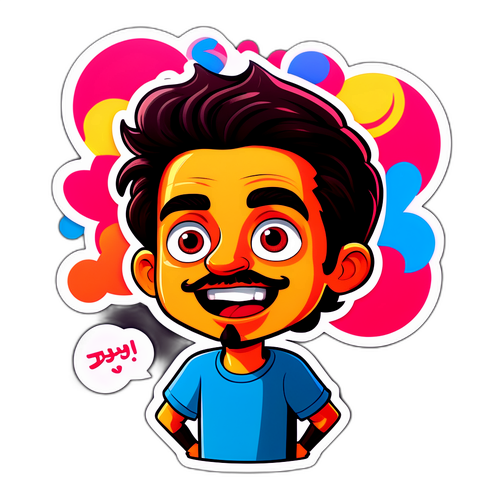 ינון מגל בעיצוב קריקטורה שמח