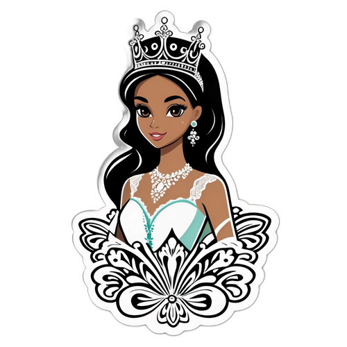 Adesivo Elegante per Miss Italia 2025