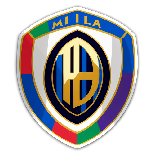 Design de um escudo estilizado do Inter de Milão