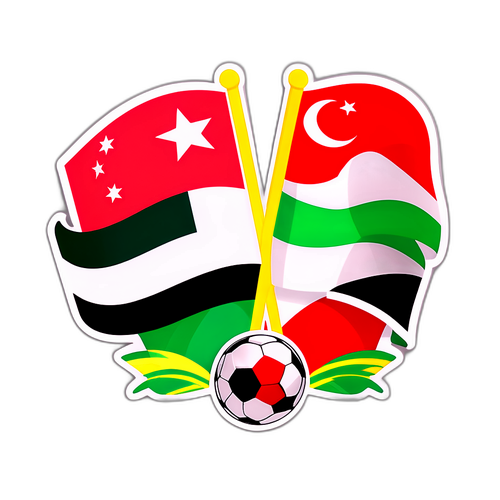 Uchoraji wa Bendera za Iraq na Indonesia