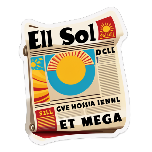 Diseño artístico del periódico El Sol