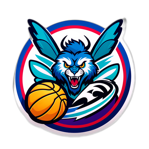Sticker ng 76ers vs Hornets