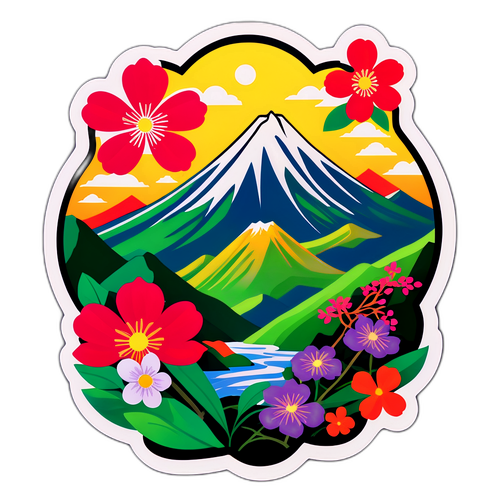 玉山風景貼紙