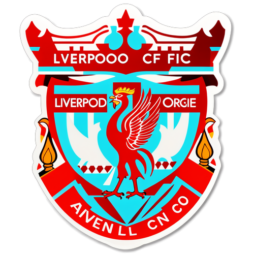 Ushindi wa Liverpool FC: Sticker ya Shujaa wa Anfield Imejaa Rangi na Taaluma!