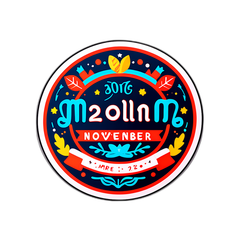 Autocolant pentru comemorarea zilei de 20 noiembrie