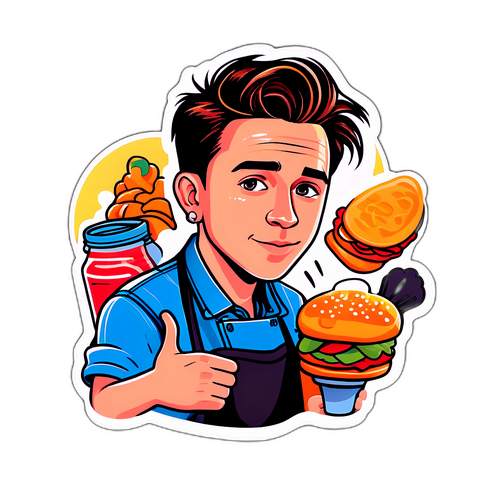 Ilustrasi Ceria Brooklyn Beckham
