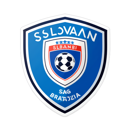 Hrdost na Slovan: Samolepka pro fanoušky