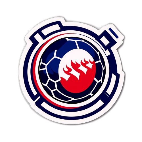 Autocolant tematic de fotbal RB Salzburg și Al-Hilal