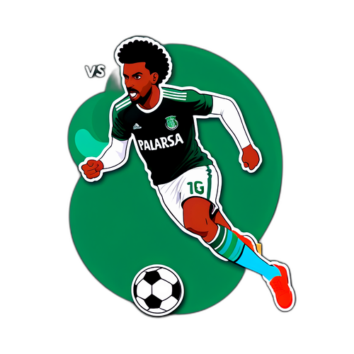 Mchezaji wa Palmeiras Akicheza dhidi ya Mirassol