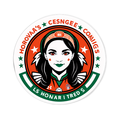 Horváth Csenge rajongói matricája