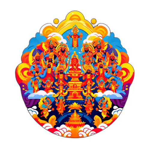 神明送行的傳統場景