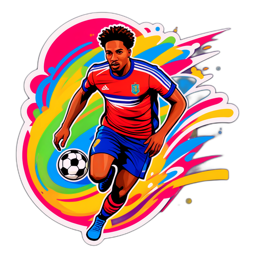 Sporif Aksiyon Çıkartması: Dribbling Anthony Gordon