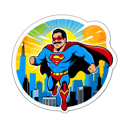 Chuy Garcia Superhero Sticker