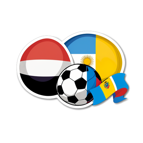 Siapa Akan Menang? Pertandingan Hebat Colombia vs Argentina dengan Bola Sepak dan Bendera!