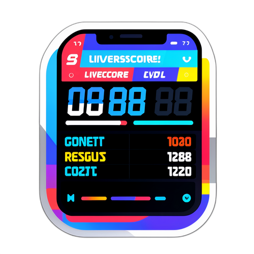 Scorebord LiveScore Sticker