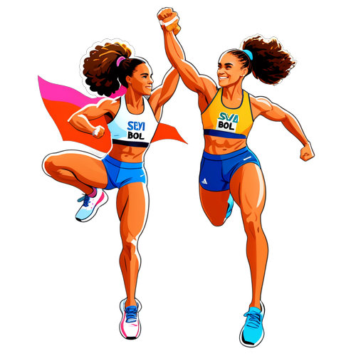 Empowerment in Motion: Celebrate Femke Bol and Sydney McLaughlin-Levrone's Iconic Athletic Spirit!