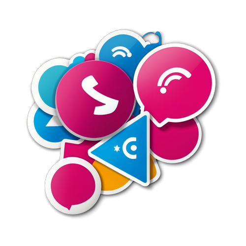 Türk Telekom Logosu Etrafında İletişim İkonları