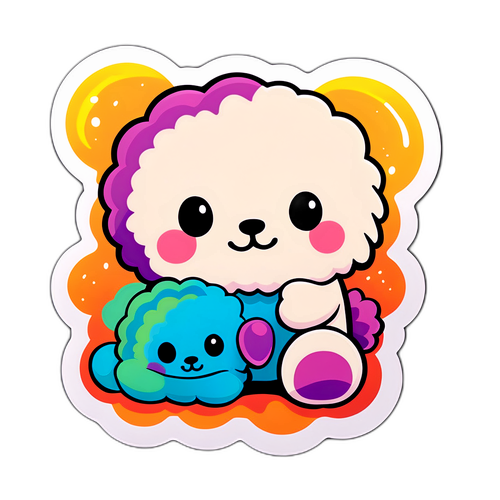 可愛的Jellycat毛絨玩具貼紙