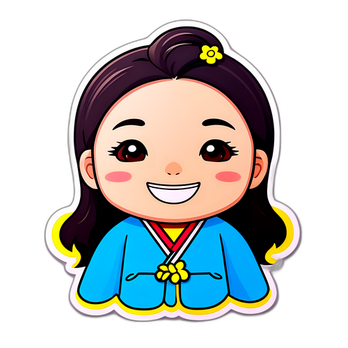 김희선의 귀여운 캐릭터 스티커