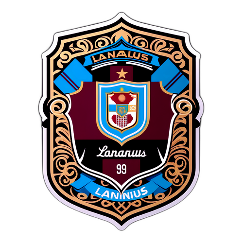 Desain Jersey Sepak Bola Lanús dengan Pola Budaya Argentina