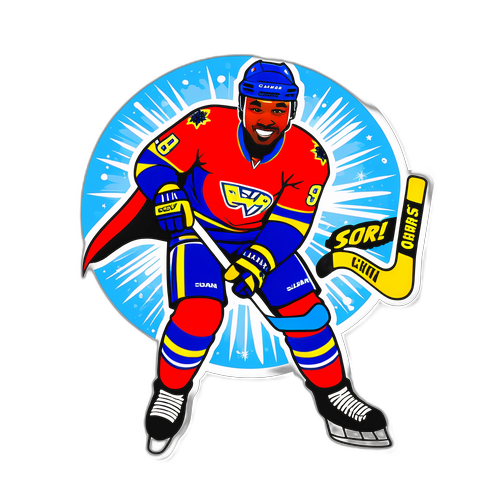 PK Subban as a Superhero on Ice