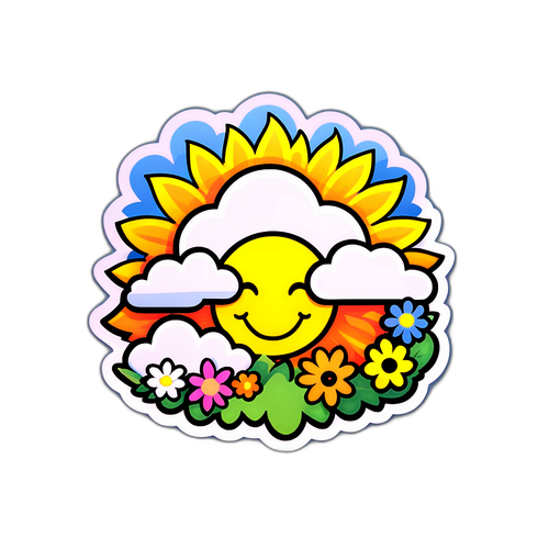 陽光燦爛的快樂天氣