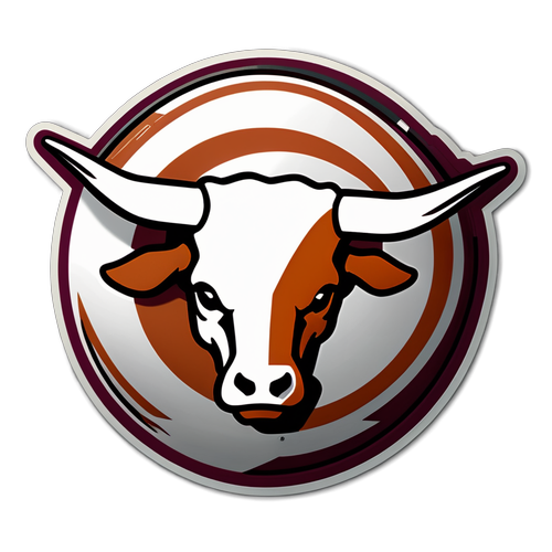 Unleash Your Texas Pride: The Ultimate Longhorns Football Sticker Is Here!